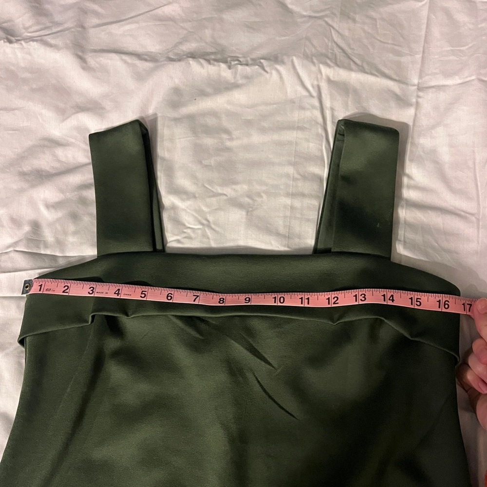 Ann Taylor Green Sleeveless Mini Dress, Size 6 - Picture 7 of 11